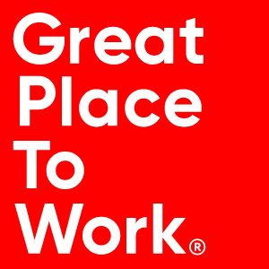 Recognized as a great place to work.
